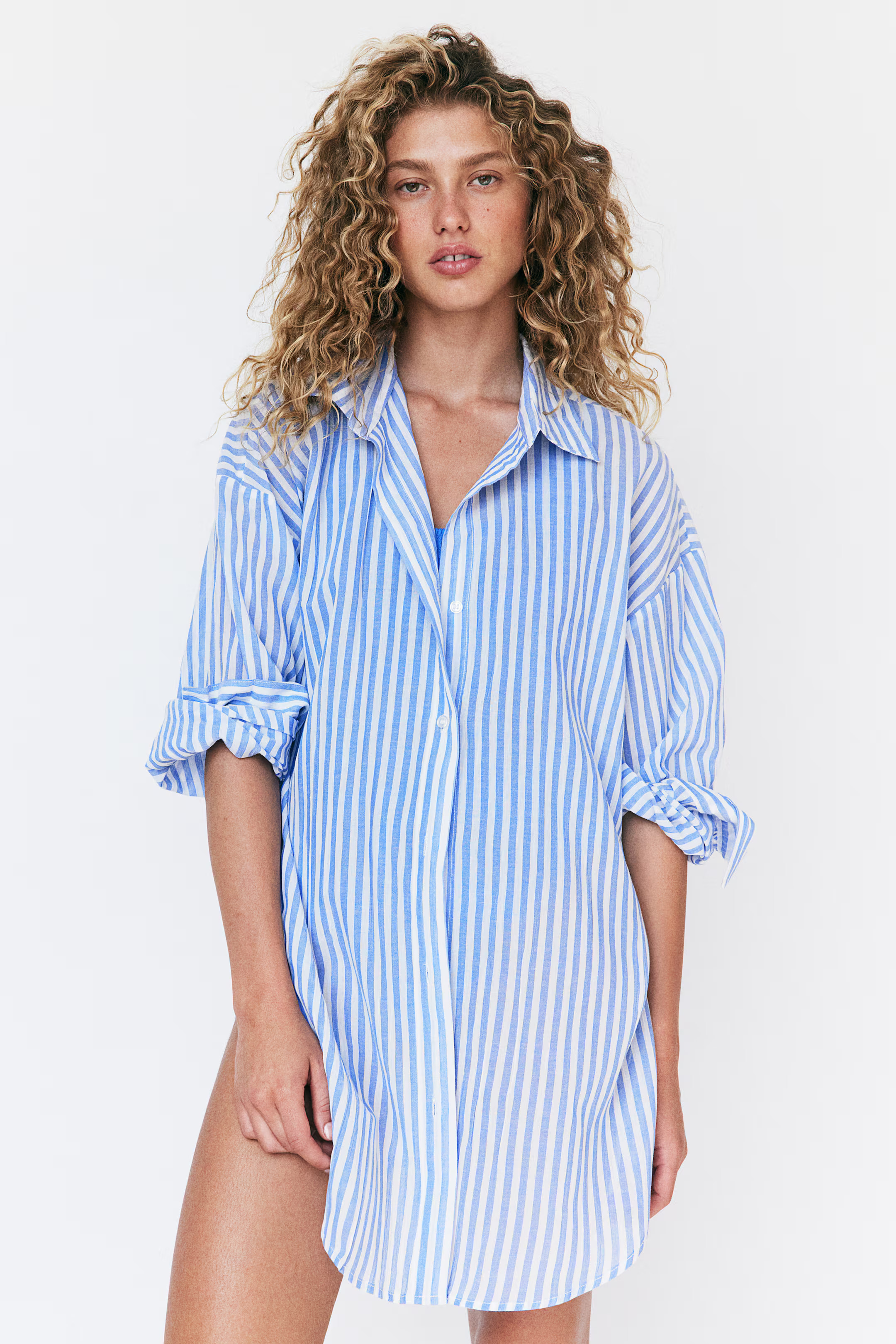 Longbluse aus Baumwolle | H&M (DE, AT, CH, NL, FI)