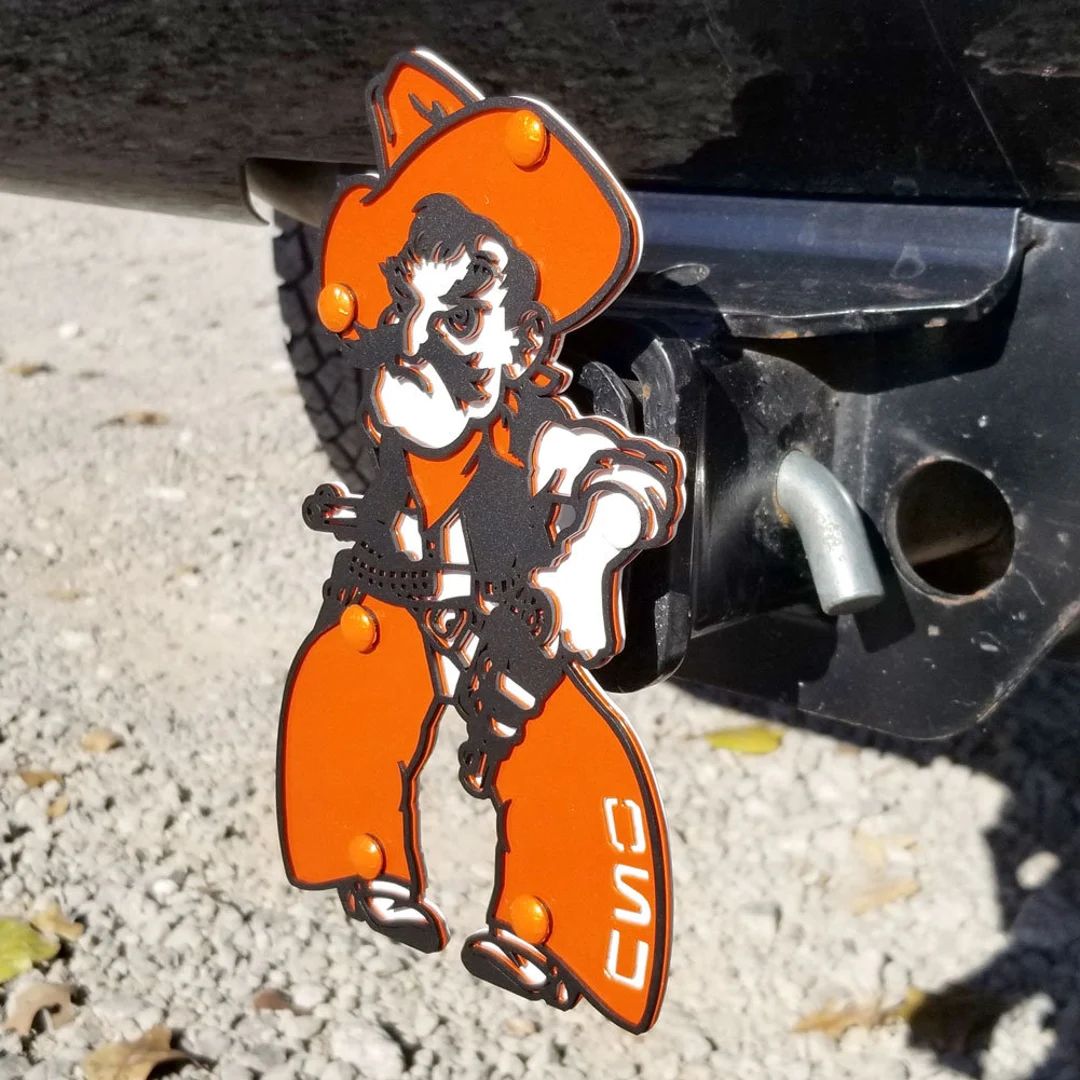 Oklahoma State Cowboys Hitch Cover - Etsy | Etsy (US)