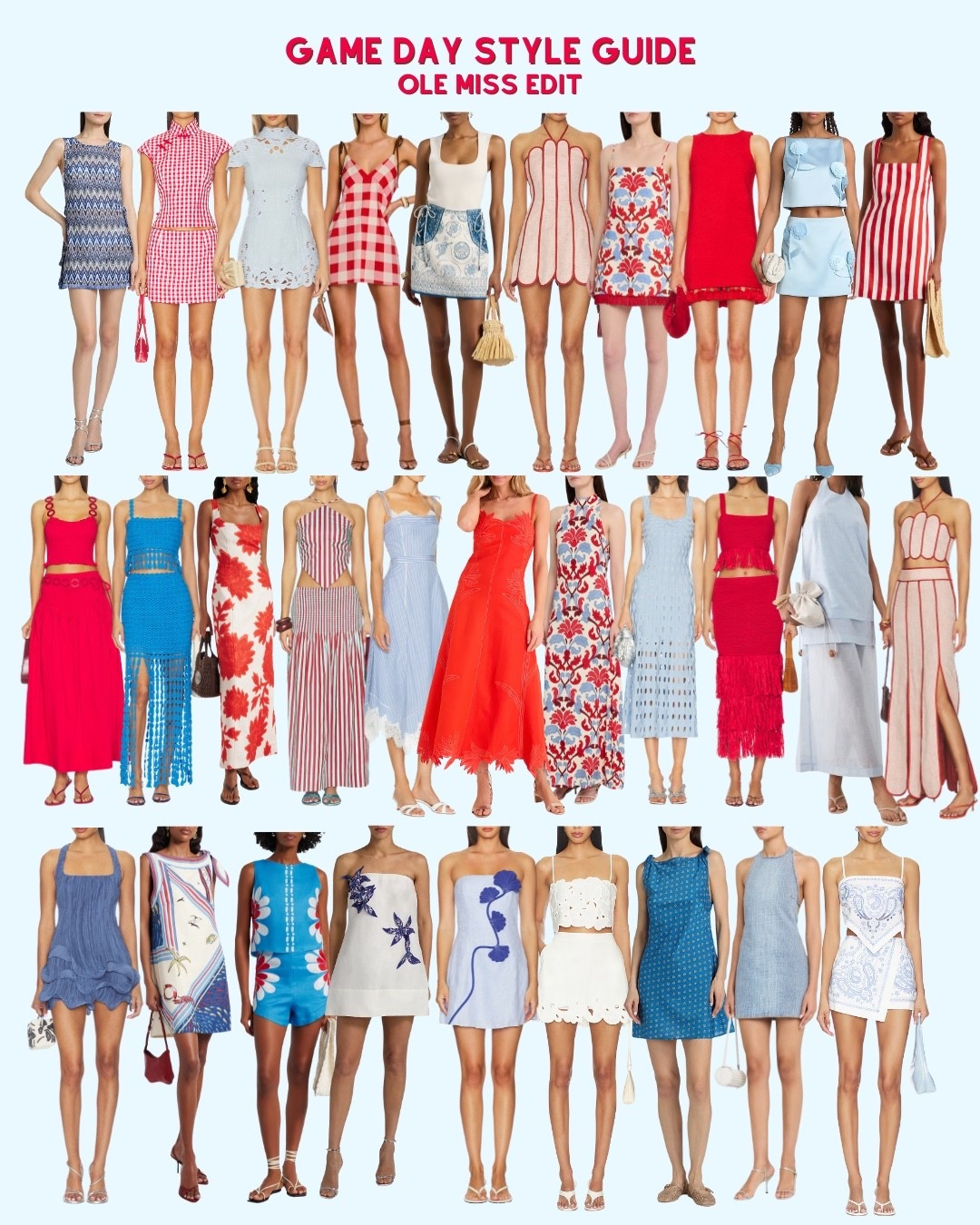 Ole Miss game day outfit inspo!!!

#LTKgrwm #LTKootd #LTKSeasonal