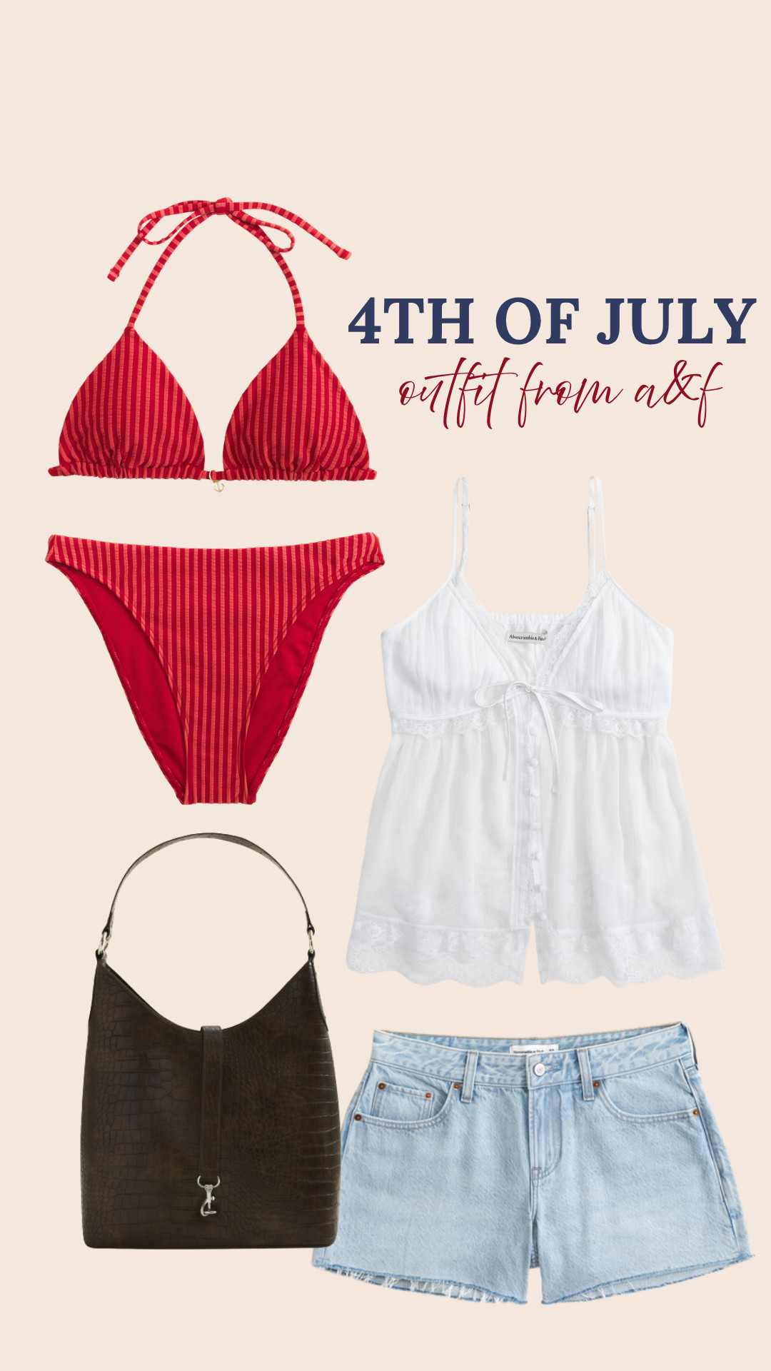 Red, white, and ready for the weekend. ❤️🤍💙 Sharing my favorite Fourth of July outfit from American Eagle featuring the cutest denim, comfy summer basics, and accessories you'll wear long after the holiday. Whether you're headed to a lake day, BBQ, fireworks, or a weekend getaway, this look is effortless, festive, and perfect for all your summer plans!!!


#LTKStyle #AmericanEagle #FourthOfJulyOutfit #July4thStyle #SummerOutfit #DenimStyle #WeekendStyle #CasualChic #HolidayOutfit #SummerFashion #OOTD 

 