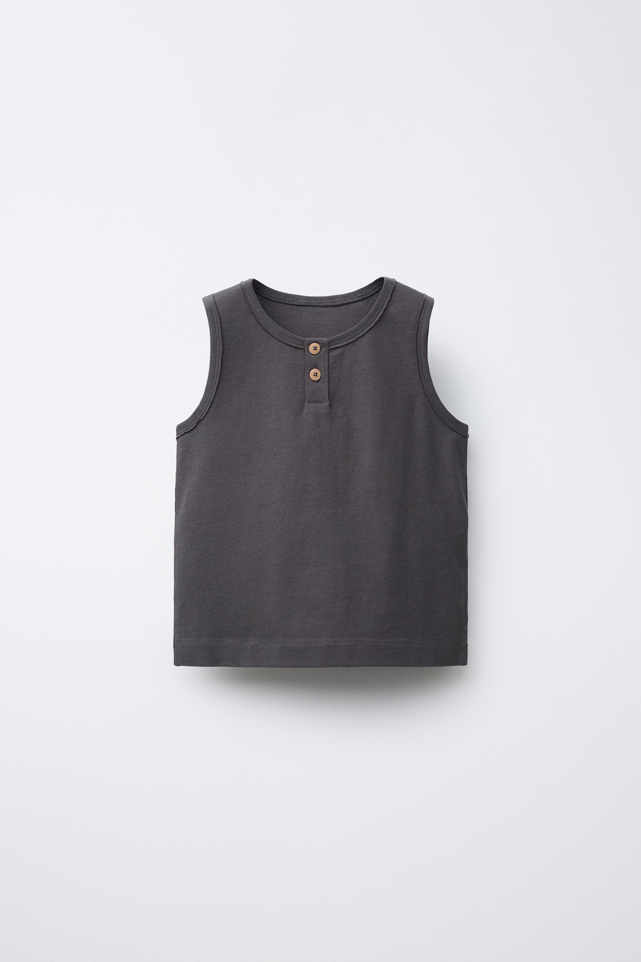SLEEVELESS TOP WITH BUTTONS | Zara US