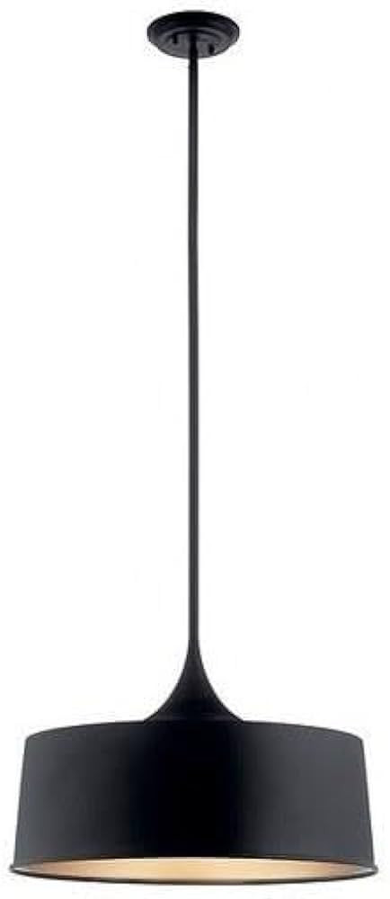 Kichler 52097BK Elias Pendant, 1-Light 150 Watts, Black | Amazon (US)