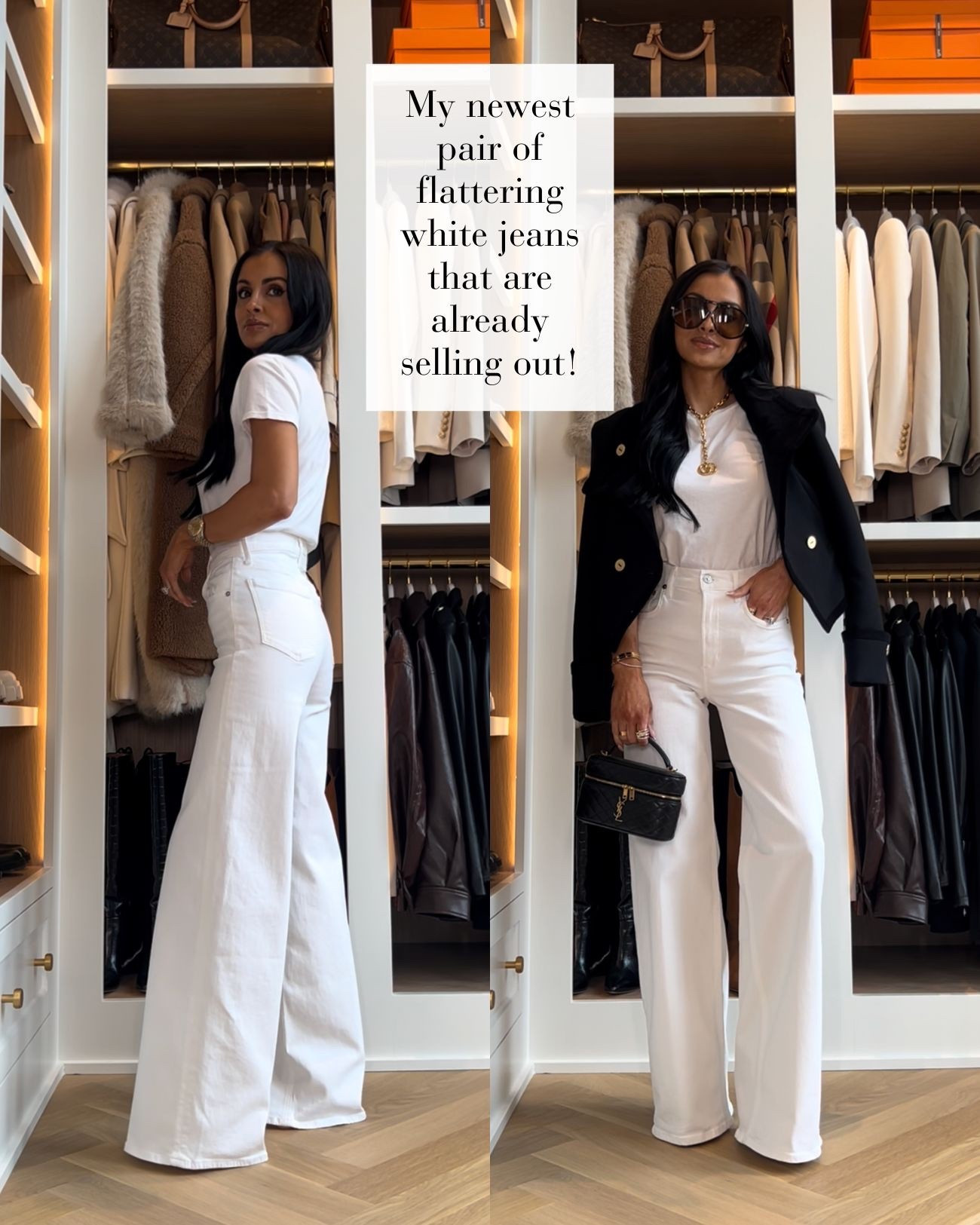 The most flattering white jeans that are selling out! 
Citizens white jeans wearing a 23
Mother white tee wearing an XS
Gucci necklace 
Zara jacket 
Date night outfit idea / white jeans outfit 




#LTKOver40 #LTKPetite #LTKootd