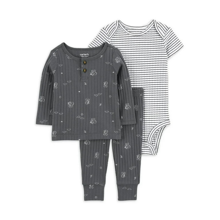 Carter's Child of Mine Baby Boy Outfit Set, 3-Piece, Sizes Preemie-6/9 Months | Walmart (US)