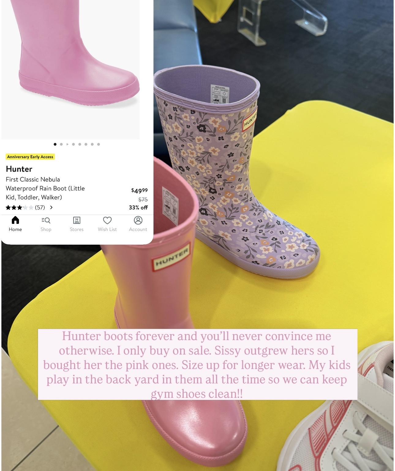Nordstrom sale | rain boots | hunter boot

#LTKdayinmylife #LTKmomlife #LTKKids