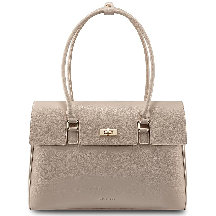 LOVEVOOK Laptop Bag for Women Work Tote 15.6 Inch Briefcase Messenger Bag Waterproof for Business... | Amazon (US)