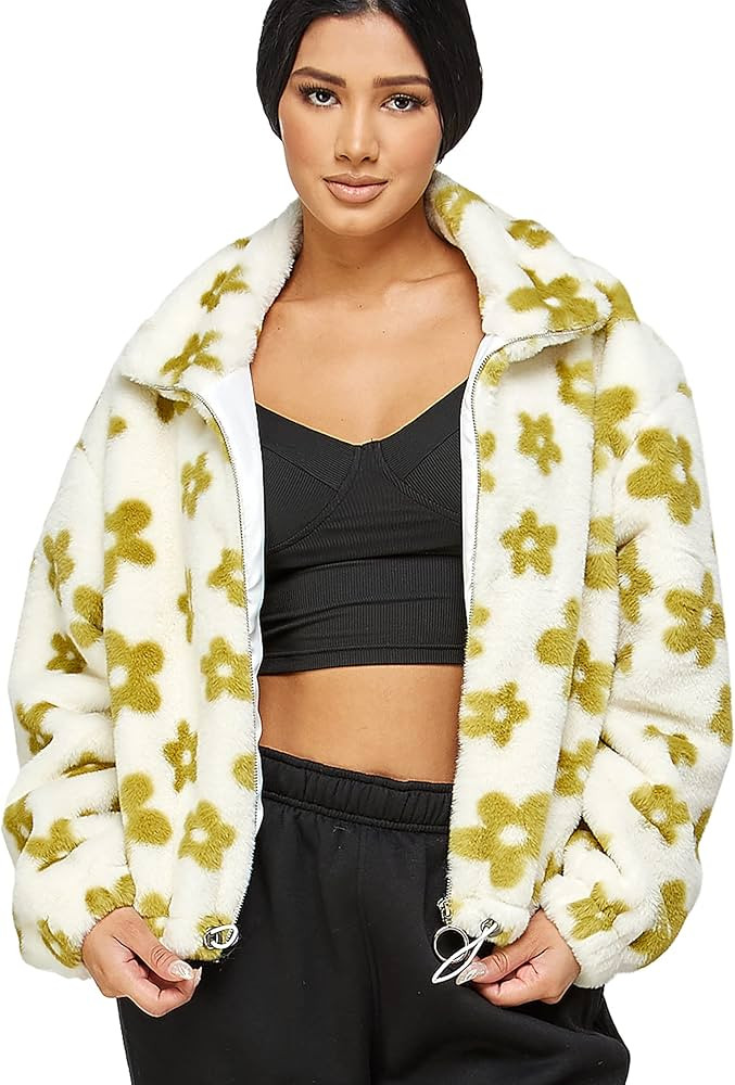 Women’s Fuzzy Casual Faux Fur Coat Fall & Winter Warm Soft Comfortable Outwear Jacket | Amazon (US)