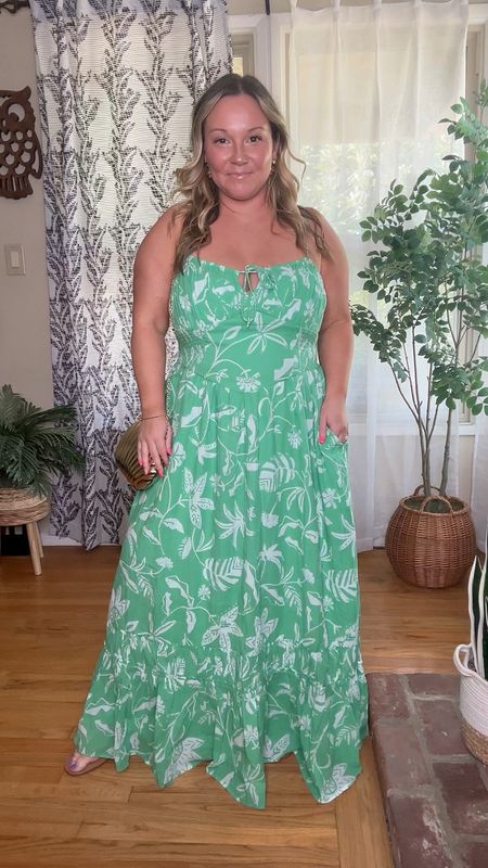Aerie/AE Maxi Corset dress size large
Has adjustable straps and tie in the bust that adjusts

Summer dress, summer outfit, vacation outfit, resort wear, midsize style, travel outfit 

#LTKMidsize #LTKSeasonal #LTKSaleAlert