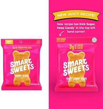 SmartSweets Fruity Gummy Bears Box of 12 | Amazon (US)