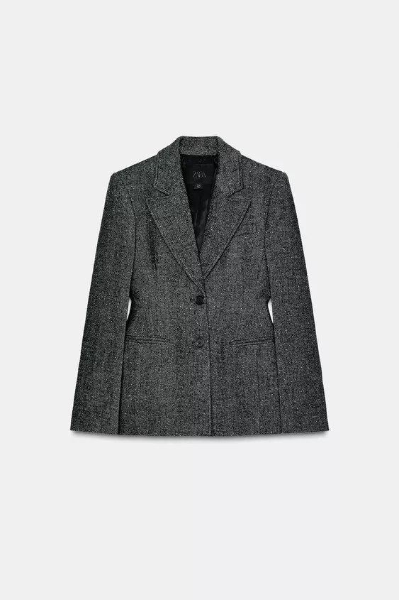 BLAZER PEPLUM MISTO LANA ZW COLLECTION | Zara IT