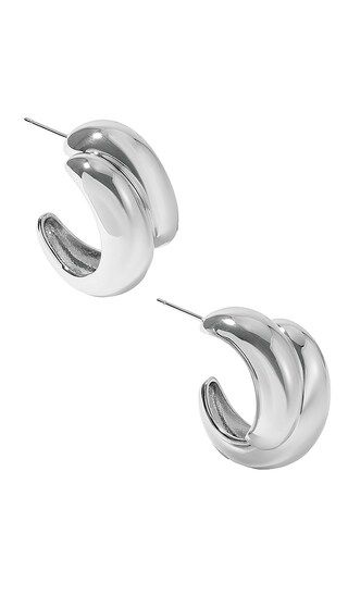 Manon Earring in Silver | Revolve Clothing (Global)