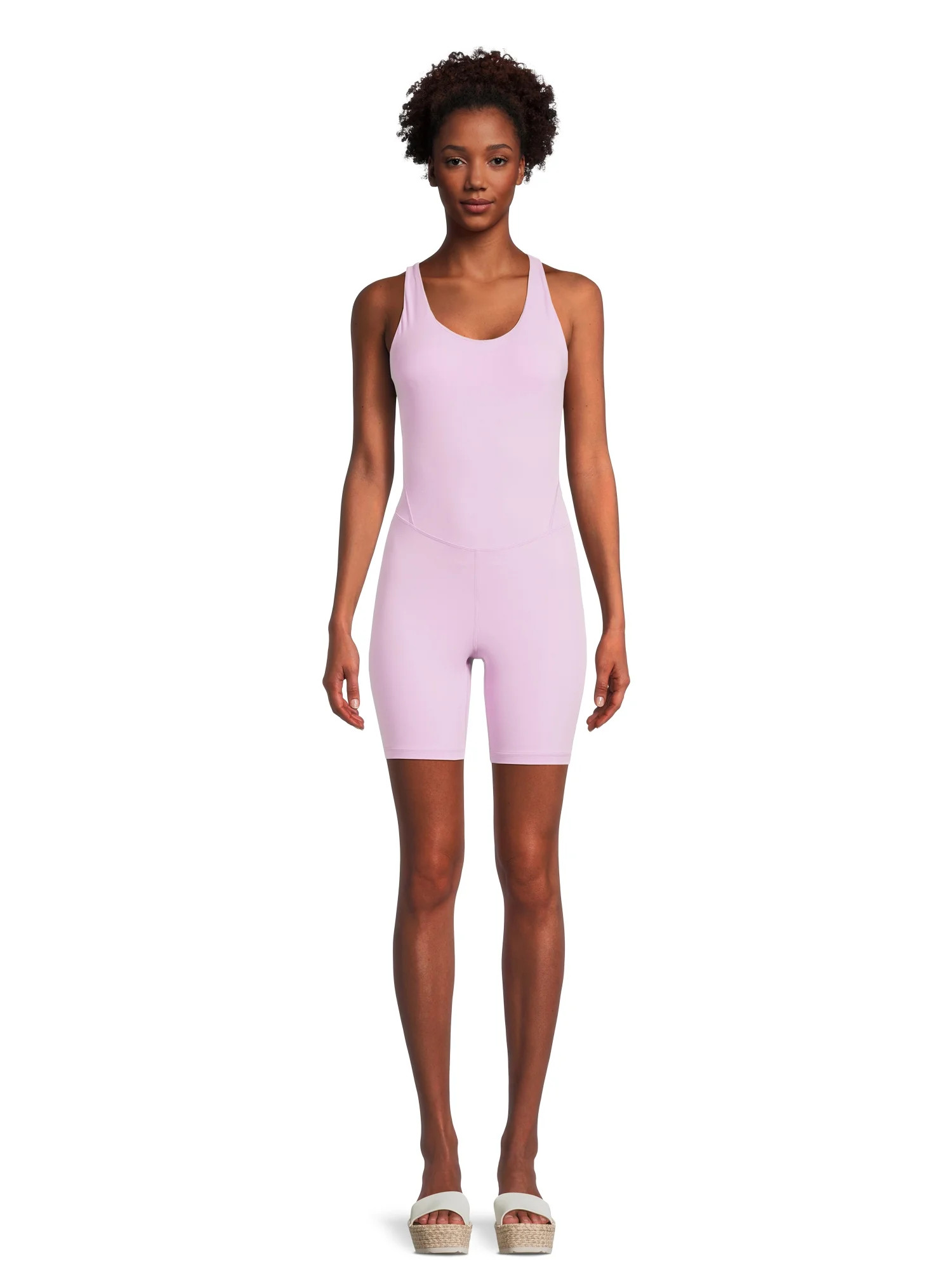 Avia Women's Active Romper with Built-In Bra, Sizes XS-XXXL | Walmart (US)
