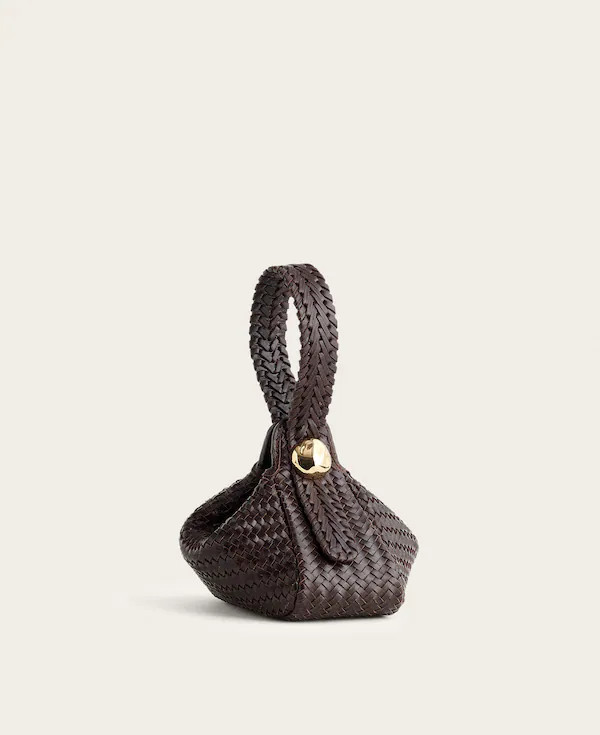 The Sculpted Metal Wristlet Bag | Madewell