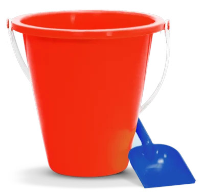 RWB 8" Pail & Shovel - RED Pail with BLUE Shovel | Walmart (US)