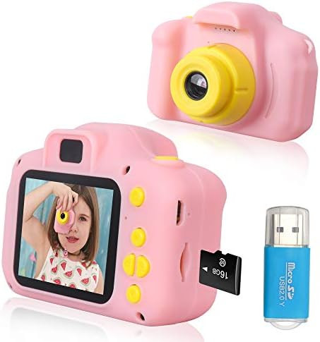 Toys for 4-9 Year Old Girls,Kids Camera Compact for Child Little Hands, Smooth Shape Toddler Came... | Amazon (US)