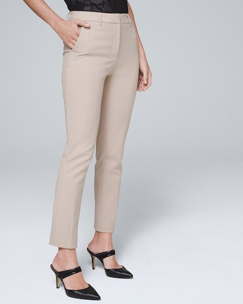 Comfort Stretch Slim Ankle Pants | White House Black Market