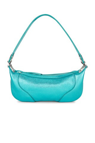 BY FAR Mini Amira Shoulder Bag in Aqua from Revolve.com | Revolve Clothing (Global)