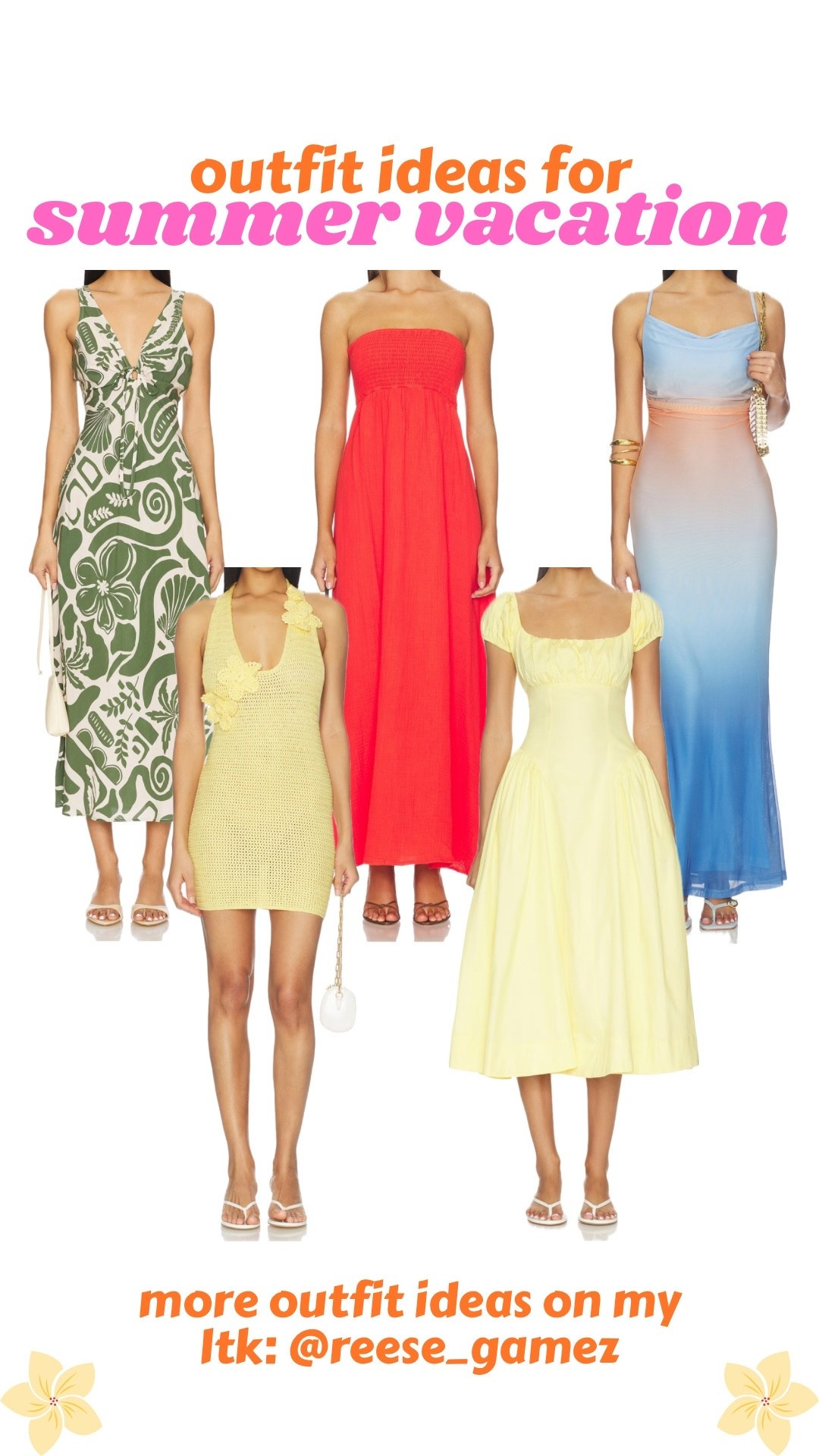 outfits for summer vacation 🩷 beach dress, long dress, maxi dress, summer dress, vacation dress, striped dress, floral dress 

#LTKSeasonal #LTKootd #LTKTravel