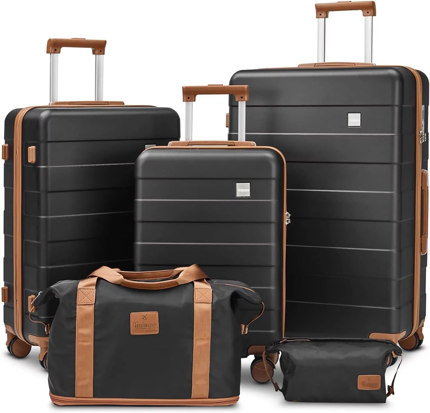 imiomo Luggage, ABS Hard Luggage Set with Spinner Wheels, with TSA Lock, Lightweight and Durable ... | Walmart (US)