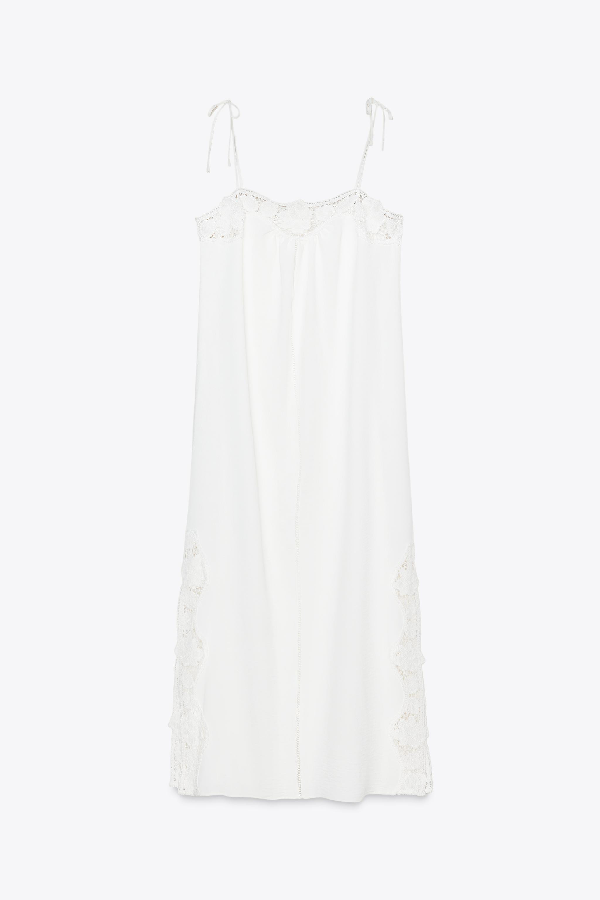LONG CROCHET DRESS | Zara UK