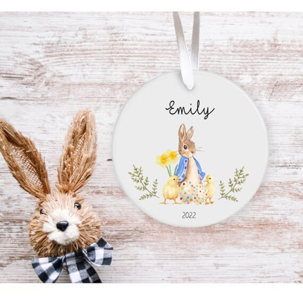 Click for more info about Easter Basket Name Tag/ Easter Tag/ Peter Rabbit Tag/ Easter | Etsy
