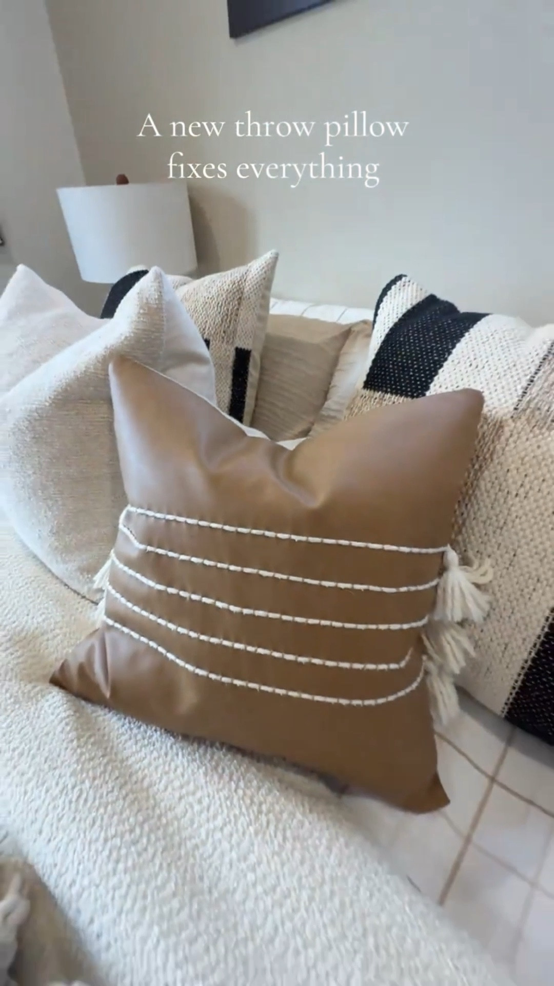 It’s always just one more pillow 😍
Linking all the good ones. Different textures, tones, and price points so you can get that designer layered look without overthinking it.