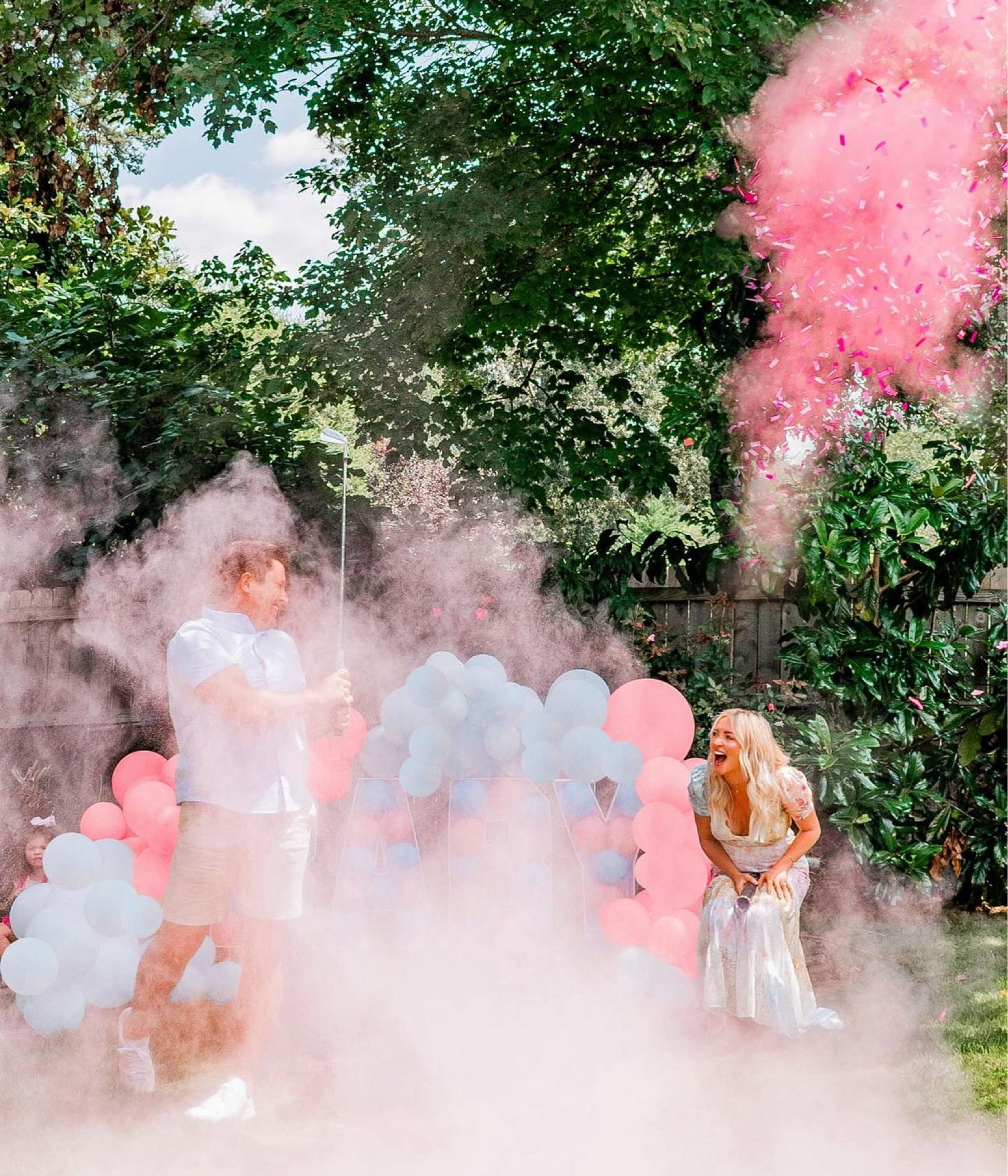 Our putters or pearls gender reveal decor for baby girl 

#LTKBaby #LTKBump