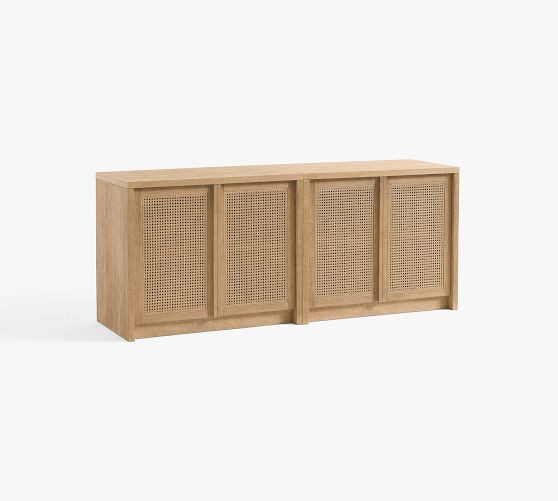 Marina Cane Storage Cabinet Console (72"-144") | Pottery Barn (US)
