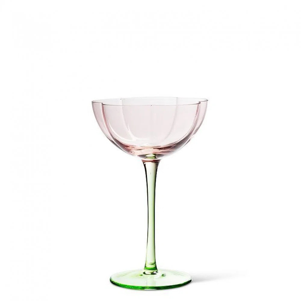 Flower Look Coupe Glass | Wayfair North America