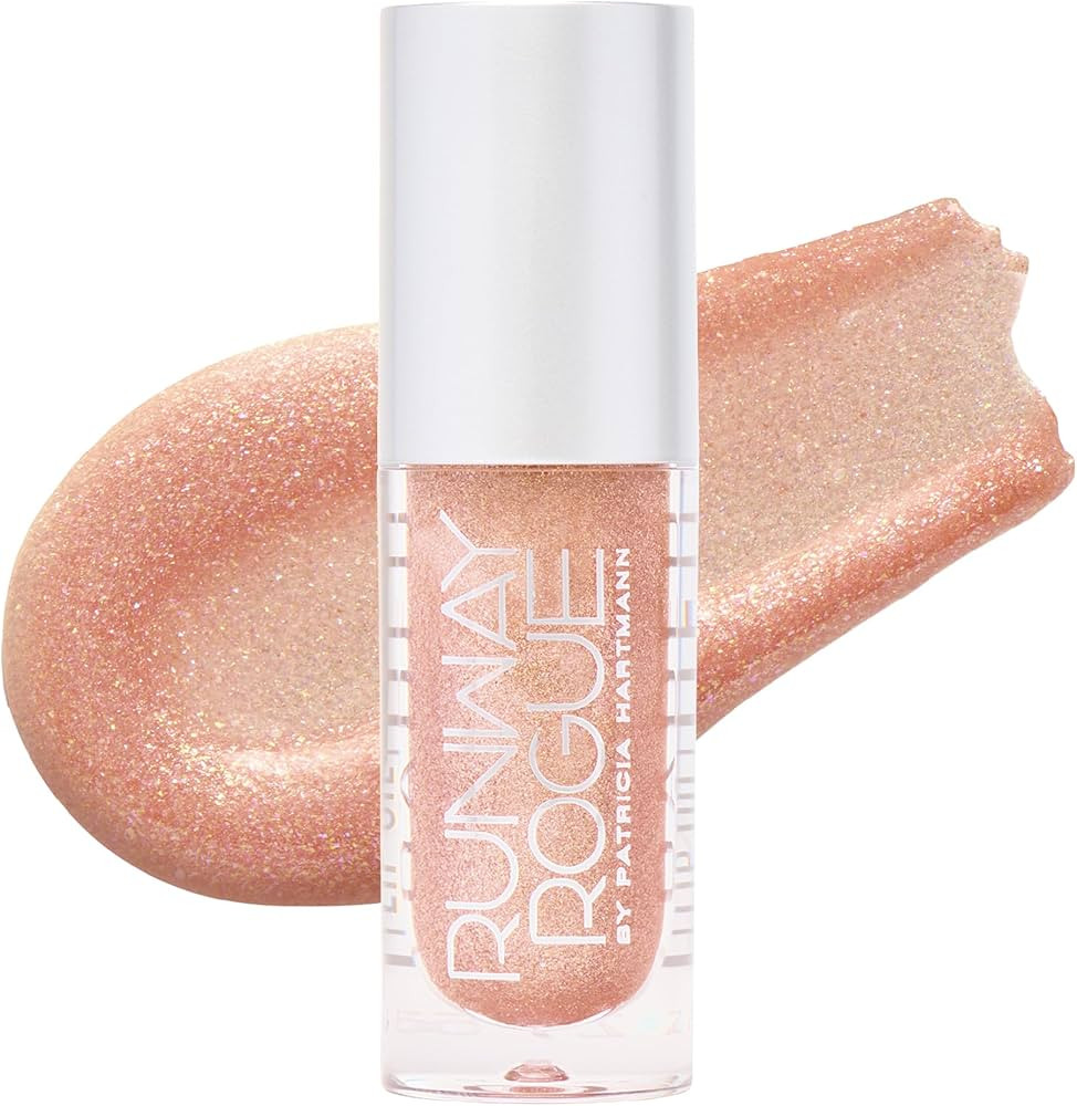 Runway Rogue Loaded Lip Oil, Hydrating and Plumping Lip Shimmer Oil with Tri-Peptide Formula, Pal... | Amazon (US)