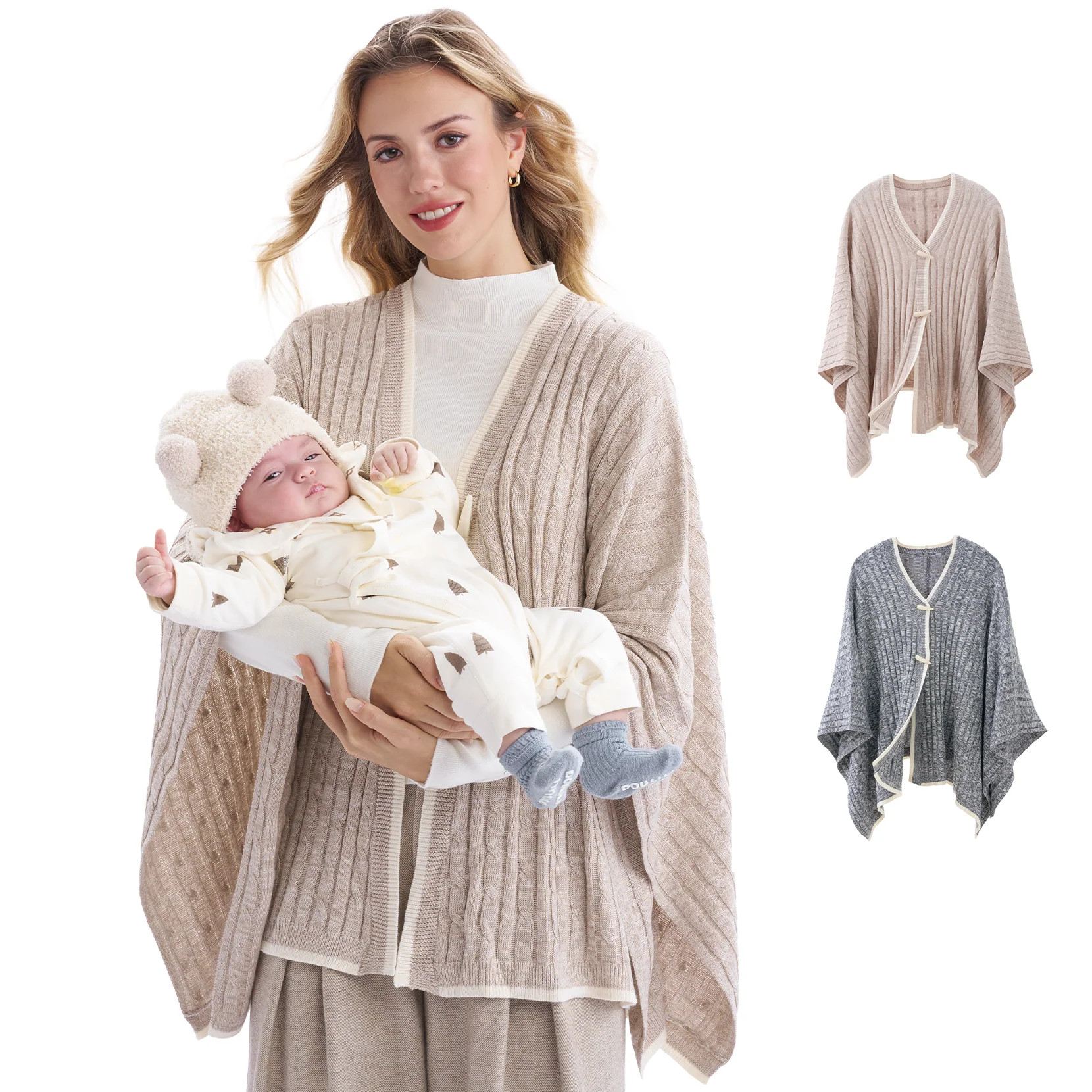 Momcozy Nursing Cover - Soft, Breathable, Privacy Poncho | Momcozy US