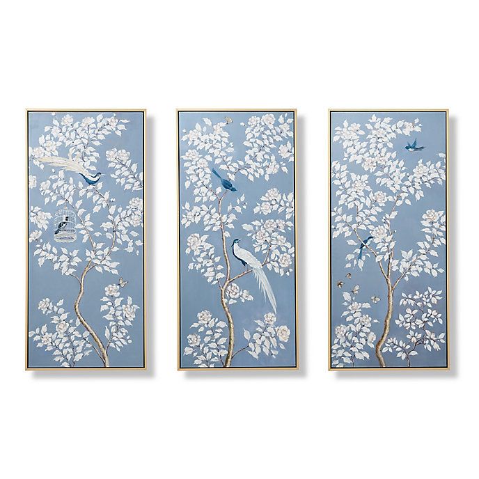 Annette Handpainted Triptych | Frontgate | Frontgate