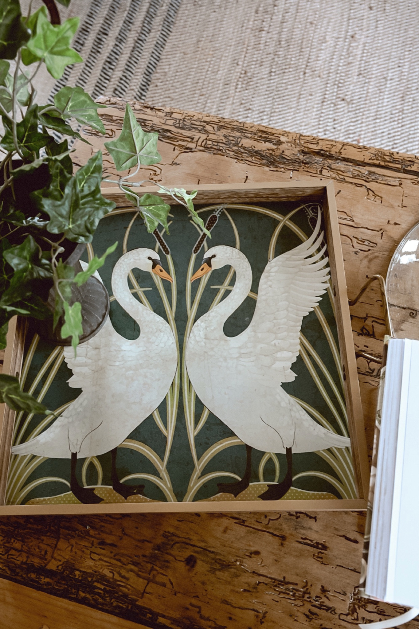 Swan tray 

#LTKhome #LTKSpringSale #LTKSeasonal