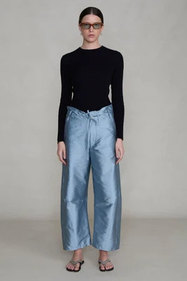 Chan Luu Techno Taffeta Barrel Pant Bath Blue - Techno Taffeta Barrel Pant Bath Blue | Shop.com