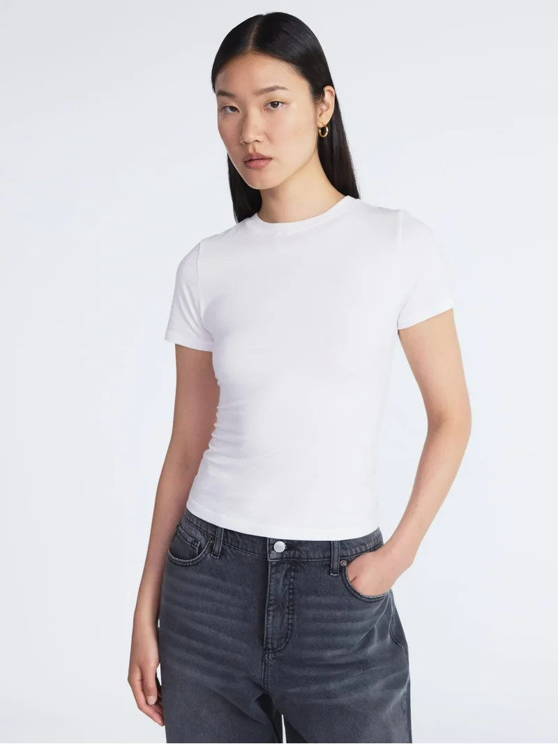 CREWNECK BABY TEE | Walmart (US)