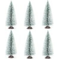 Touch of Nature 6 Silver Bottle Brush Trees  6pc | Etsy (US)