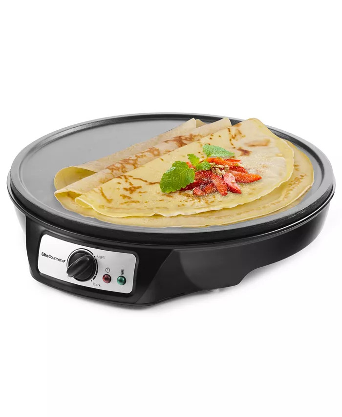 Elite Cuisine 12" Non - stick Crepe Maker Griddle | Macy's Canada