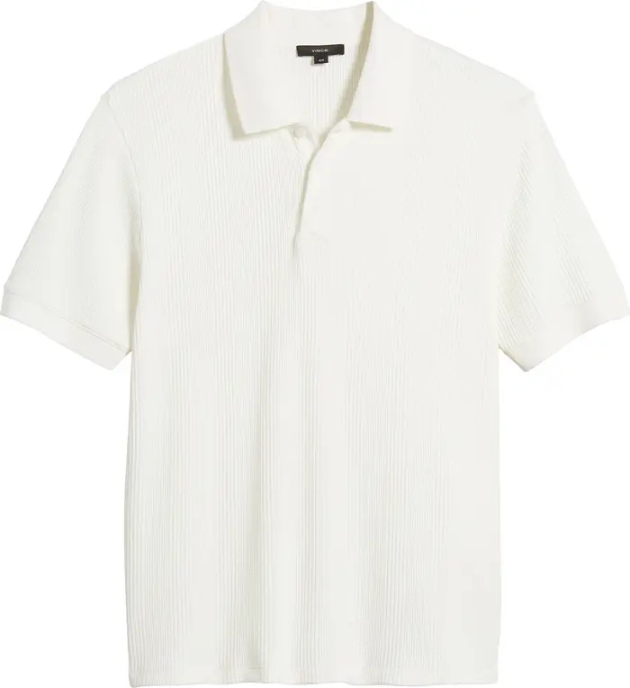 Textured Stretch Cotton Polo | Nordstrom