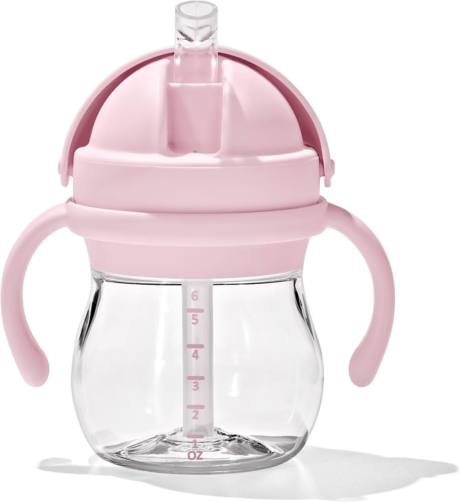 OXO Tot Transitions Straw Cup with Removable Handles - 6 oz. - Blossom | Amazon (US)