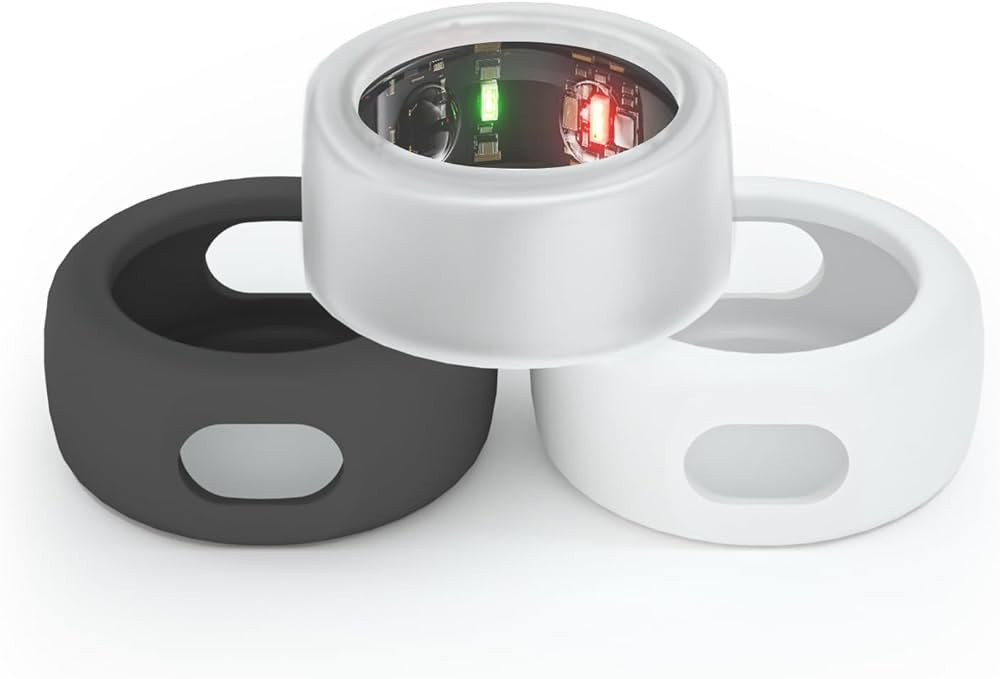Upgrade Thick Ring Protector Compatible with Oura Ring Gen3, Samsung Galaxy Ring, Elastic Silicon... | Amazon (US)