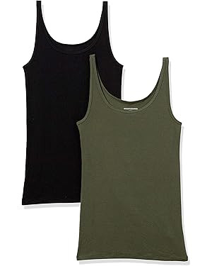 Amazon Essentials Women's Slim-Fit Thin Strap Tank Top | Amazon (US)