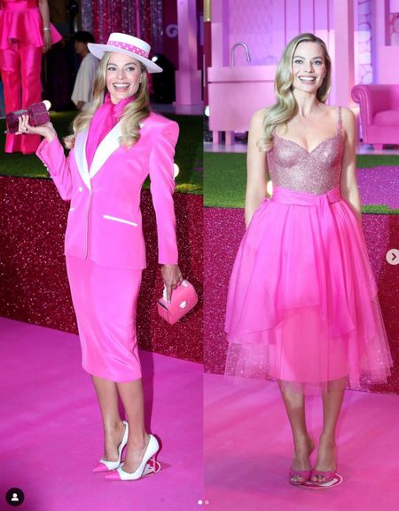 Margot Robbie’s look inspired by “Day-to-Night” Barbie doll 

#LTKbeauty #LTKstyletip
