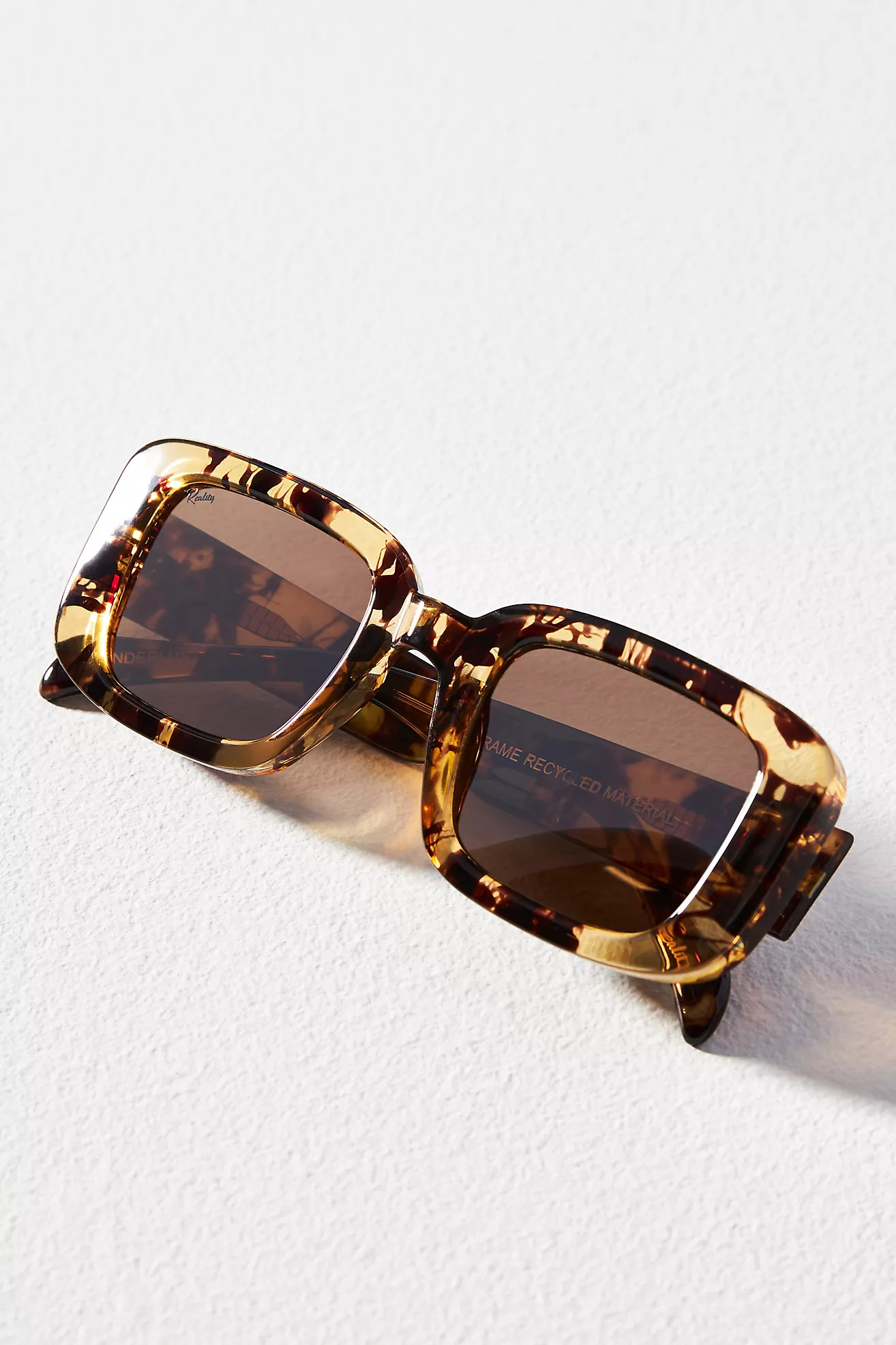 Reality Eyewear Wanderlust Rectangle Sunglasses | Anthropologie (US)