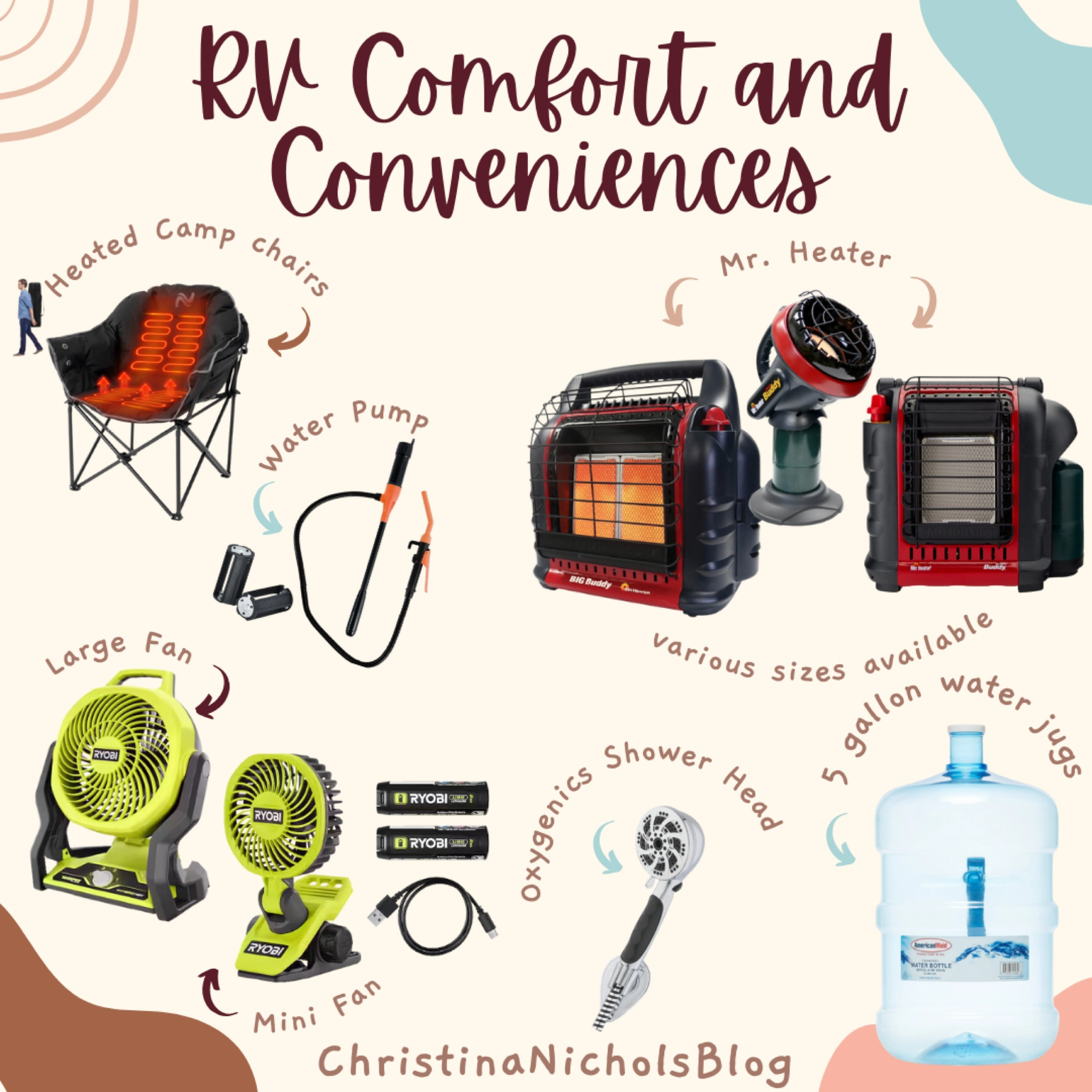 Even comfort and conveniences. You’ll thank me for these later! #rvlife #rvcamping