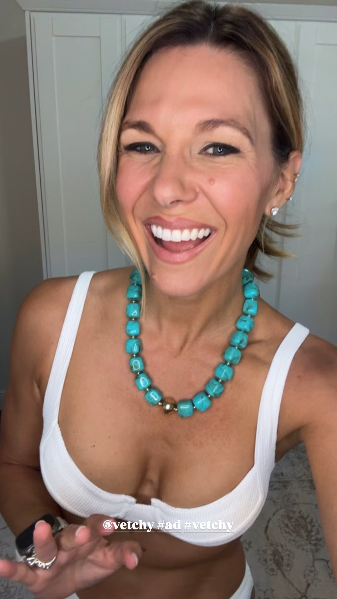 Absolutely love the material and cut of this bikini from @VETCHY #af d #vetchy

#LTKOver40 #LTKSwim #LTKTravel