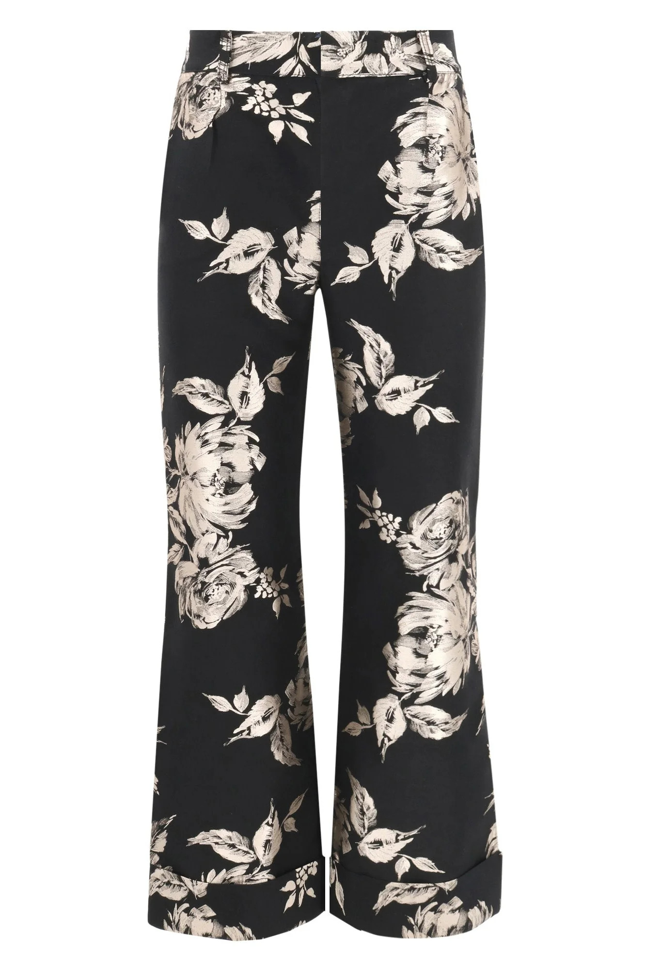 Mallory Pant - Black Rose Placed | Christy Lynn