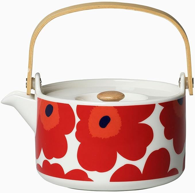 Marimekko Tea Pot, Red Poppy | Amazon (US)