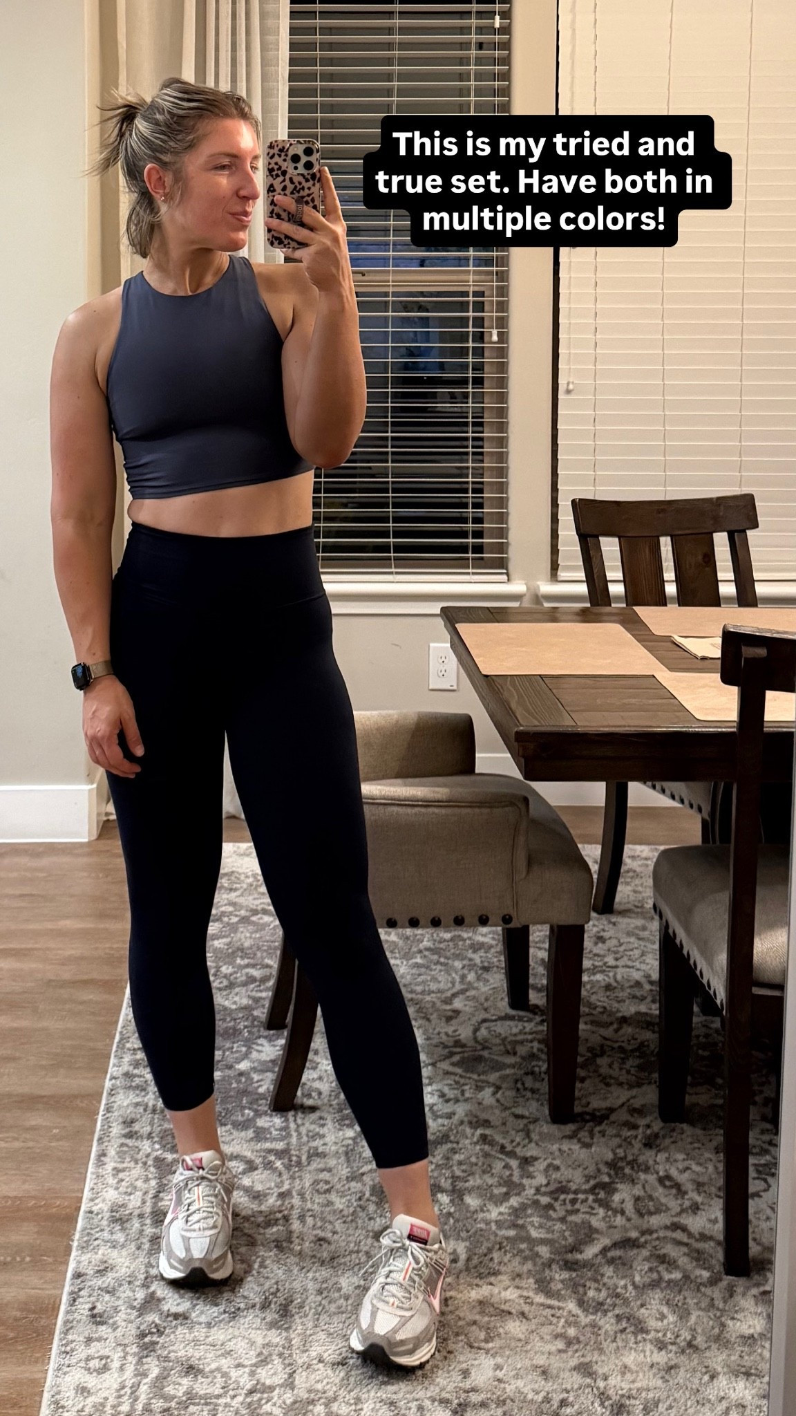 I own this top and three colors and these leggings in 10. This outfit is the perfect workout outfit.

#LTKgrwm #LTKmomlife