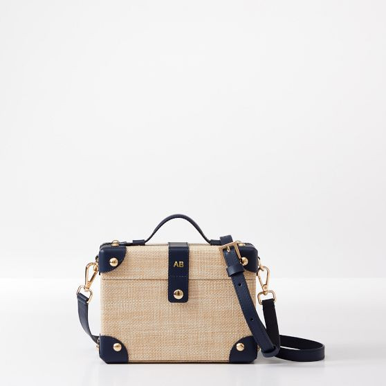 Montauk Raffia Crossbody Bag | Mark and Graham