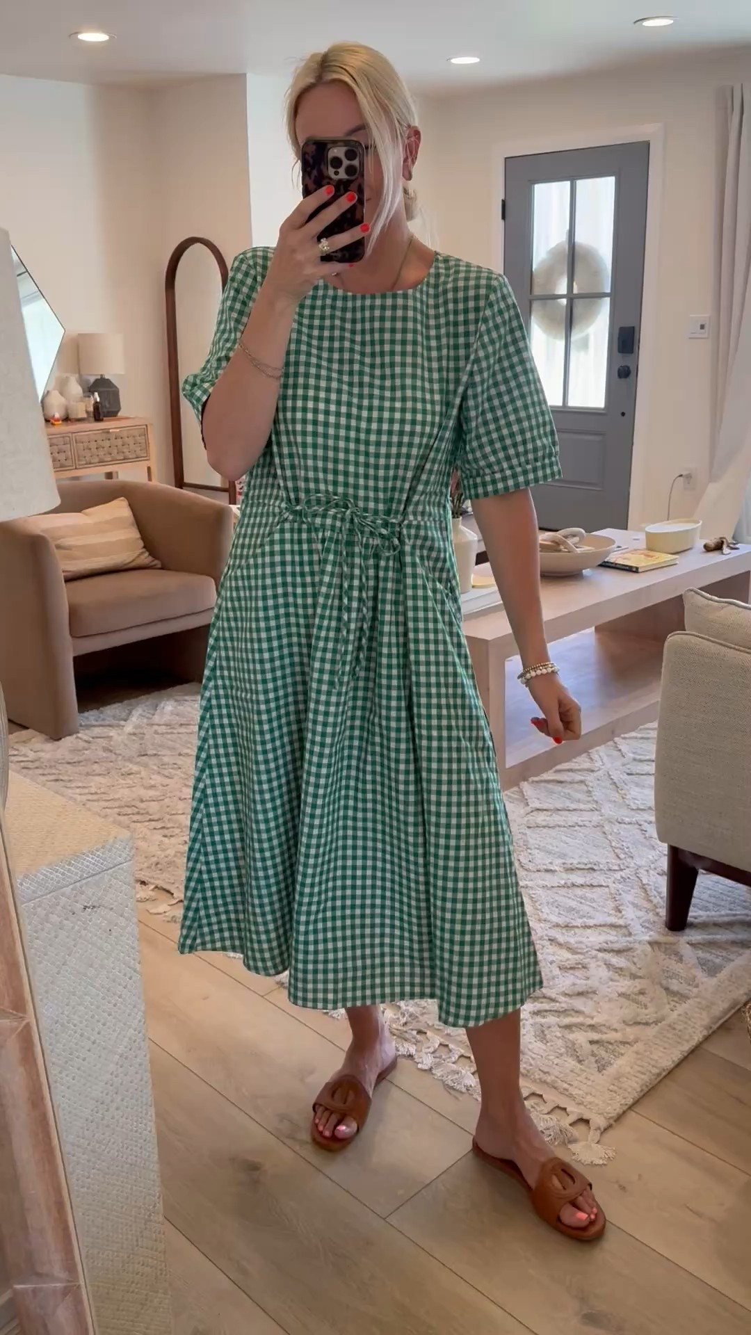 Loving this dress! The tie cinch is perfect so you can make it tight or loose, whatever you like! 

#LTKFindsUnder100 #LTKFindsUnder50 #LTKStyleTip